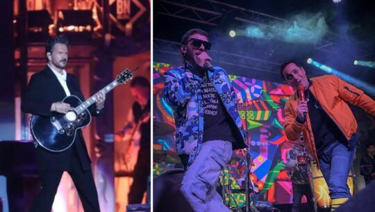 La banda argentina Los Caligaris homenajeó a Arjona en concierto de Antigua Guatemala