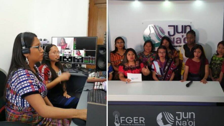 La red de Comunicadoras Indígenas Jun Na'oj inauguró set de televisión