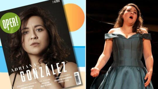 La soprano guatemalteca Adriana González fue destacada en la portada de la revista internacional OPER!