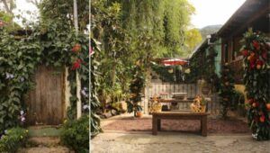 Los Portales de San Juan, decoraci&oacute;n de puertas con flores en San Juan del Obispo | Junio 2023