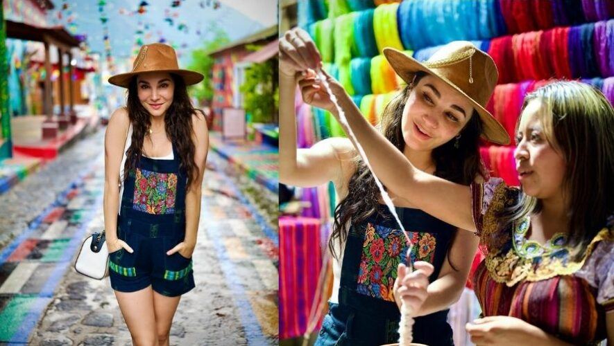 Martha Higareda compartió fotografías de su visita a San Juan la Laguna