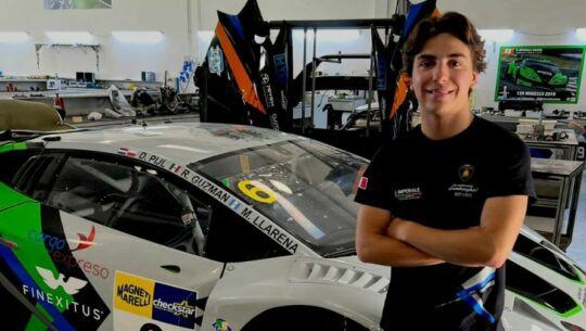 Mateo Llarena fue seleccionado para el programa GT3 Junior Driver por tercer año consecutivo