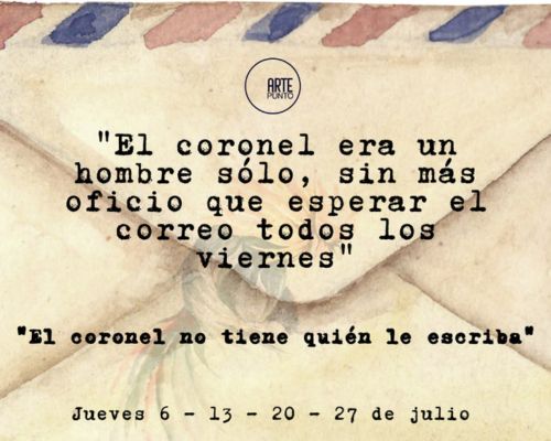 Obra «El coronel no tiene quién le escriba» en Guatemala 2023