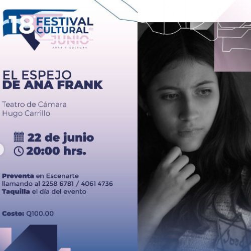 Obra de teatro «El Espejo de Ana Frank» Festival de Junio 2023