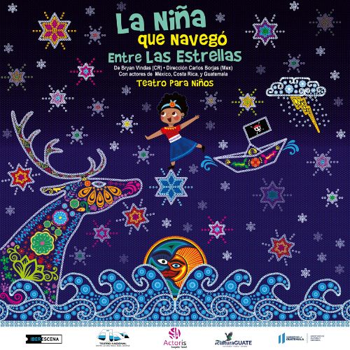 Obra de teatro «La niña que navegó entre las estrellas» en Guatemala Festival de Junio 2023