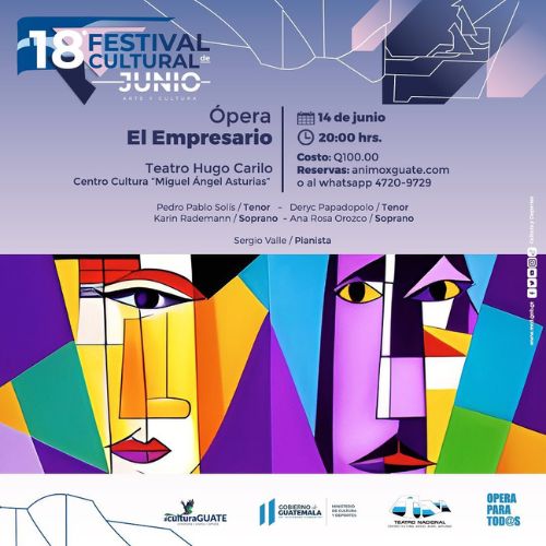 Ópera «El Empresario» en Ciudad de Guatemala  2023