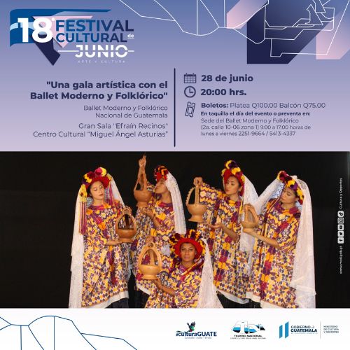 Presentación «Una gala artística con el del Ballet Moderno y Folklórico» en Guatemala 2023