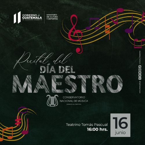 Recital por el Día del Maestro en el Conservatorio Nacional de Música de Guatemala 2023