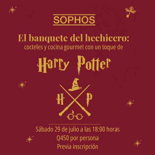 Banquete con temática de Harry Potter en Guatemala 2023