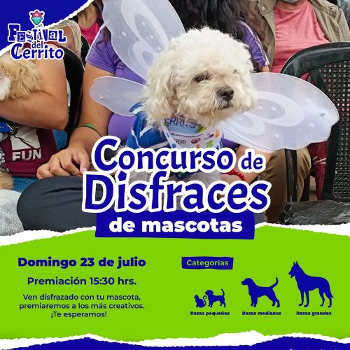 Concurso de disfraces de mascotas en el Festival del Cerrito 2023