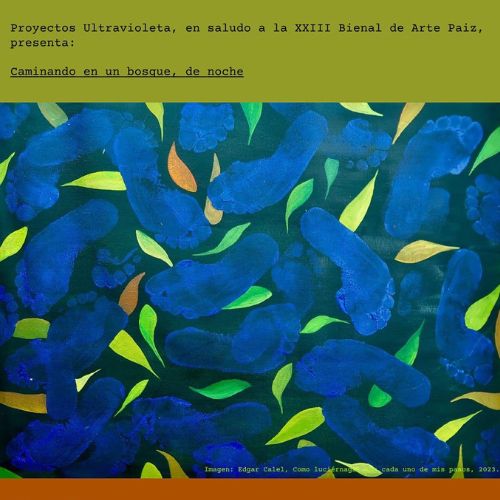 Exposición de arte «Caminando en un bosque, de noche» en Guatemala