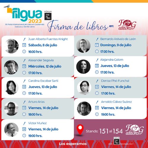 Firma de libros en Filgua