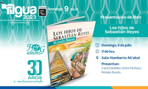Libro de Renato Buezo en Filgua 2023