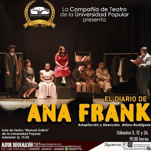 Obra de teatro «El Diario de Ana Frank» en Guatemala 2023
