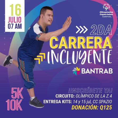 Segunda edición de la Carrera Incluyente en Guatemala 2023