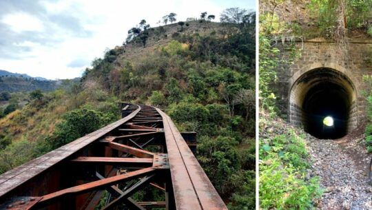 Tour por los túneles del ferrocarril en Chiquimula Julio 2023