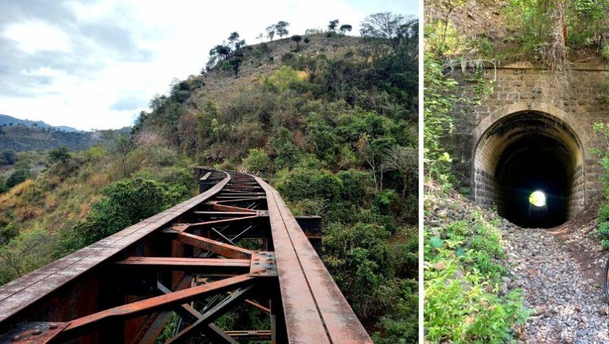 Tour por los t&uacute;neles del ferrocarril en Chiquimula | Julio 2023