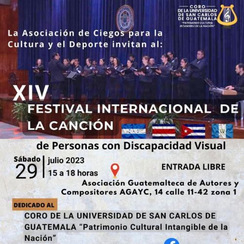 XIV Festival Internacional de la Canción de Personas con Discapacidad Visual 2023