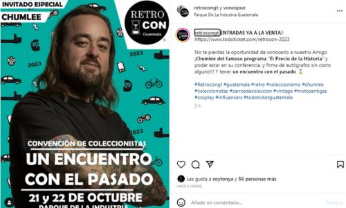 Chumlee del Precio de la Historia en Guatemala
