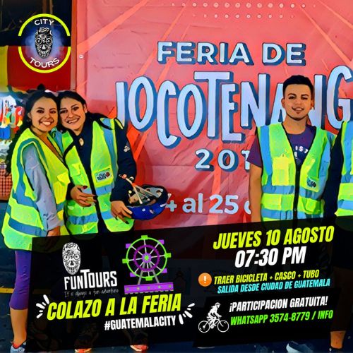 Colazo en bicicleta a la Feria de Jocotenango 2023