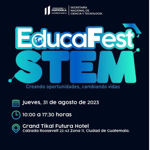 Feria de becas de ciencia, tecnología, ingeniería y matemáticas en Guatemala 2023