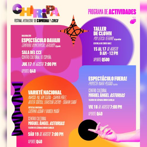 Festival Internacional de comedia y circo «Chiripa» en Guatemala