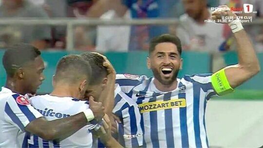 Nicolás Samayoa recibió su primera capitanía del CSM Politehnica Iași de Rumania 1