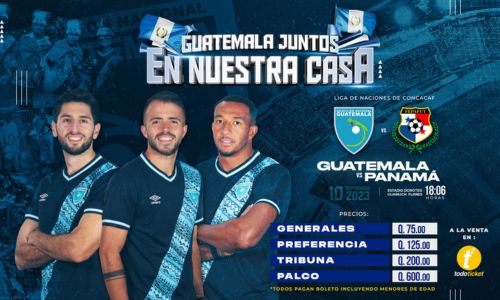 Partido Guatemala vs Panamá, jornada 2 de la Liga de Naciones A en Guatemala 2023
