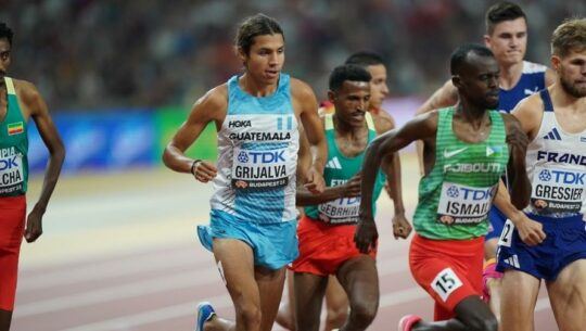 Resultado de Luis Grijalva la final del Mundial de Atletismo de Budapest, 2023