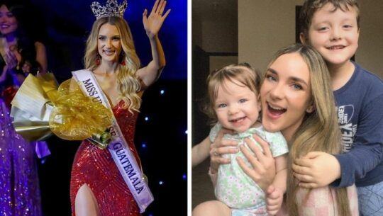 Telemundo destacó que la guatemalteca Michelle Cohn es la primera candidata a Miss Universo que tiene hijos, agosto 2023