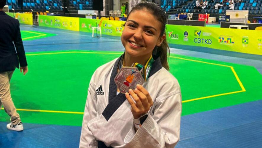 Alejandra Higueros celebró otra medalla en la President's Cup 2023 en Brasil
