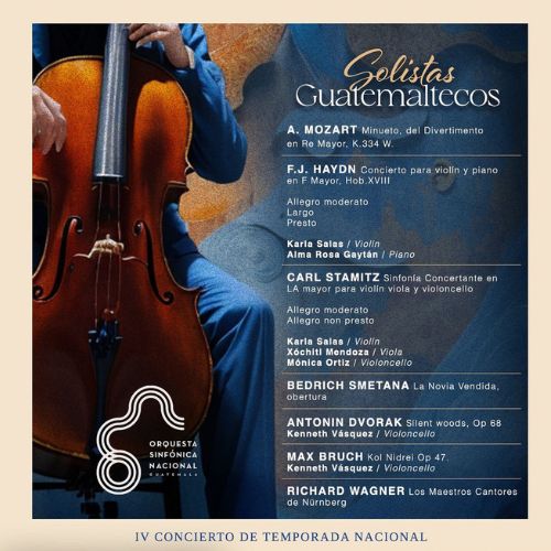 Concierto «Solistas Guatemaltecos» de la Orquesta Sinfónica Nacional de Guatemala 2023