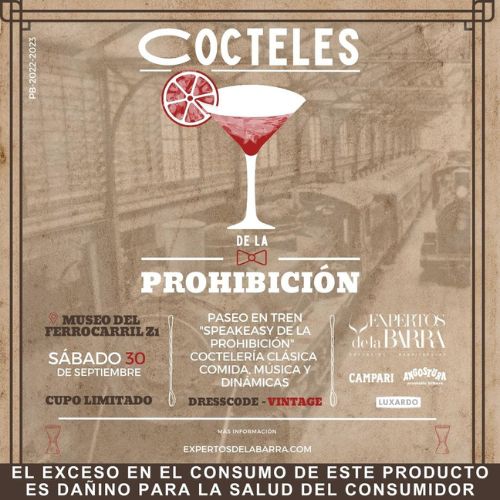 «El Tren de la Prohibición», experiencia de cócteles clásicos y viaje en tren en Guatemala 2023