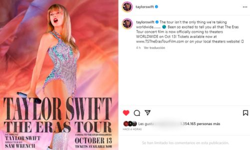 Estreno del concierto «Taylor Swift The Eras Tour» en Guatemala 2023