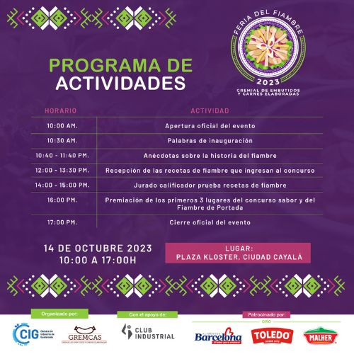 Feria del Fiambre en Guatemala 2023