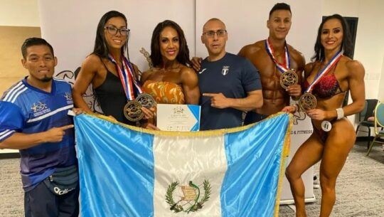 Guatemala brilló con 5 medallas en el IFBB Campeonato Panamericano y Miami Grand Prix 2023