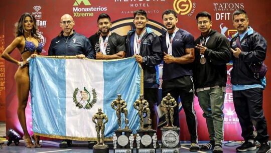 Guatemala conquistó 11 medallas en el IFBB Classic Physique of America Cup 2023