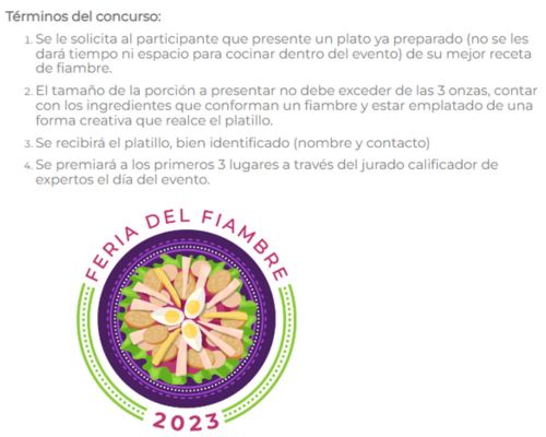 Requisitos Feria del Fiambre 2023