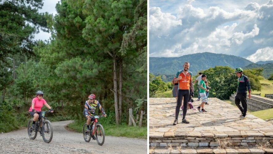 Traves&iacute;a MTB y observaci&oacute;n de eclipse en el sitio arqueol&oacute;gico Mixco Viejo | Octubre 2023