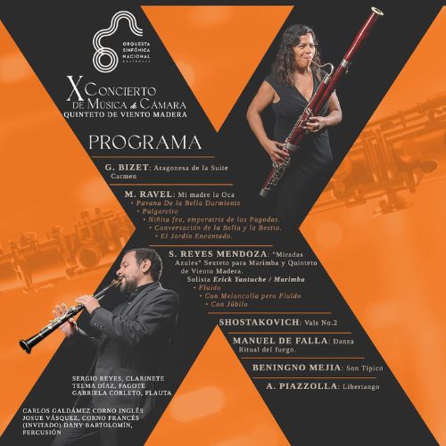 X Concierto de Cámara de la Orquesta Sinfónica Nacional de Guatemala 2023