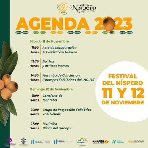 Agenda Festival del Níspero 2023
