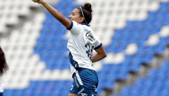 Aisha Solórzano marcó doblete en la victoria de Puebla contra Santos, Liga MX Femenil 2023