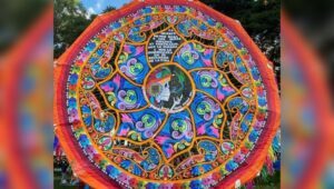 Festival de Barriletes Gigantes en Santa Mar&iacute;a Cauqu&eacute;, Sacatep&eacute;quez