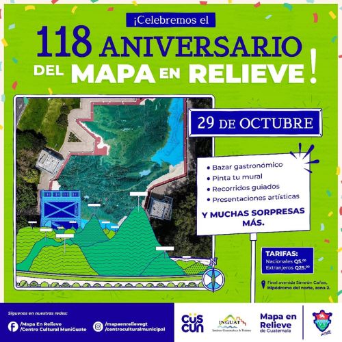 Celebración del aniversario del Mapa en Relieve de Guatemala 2023