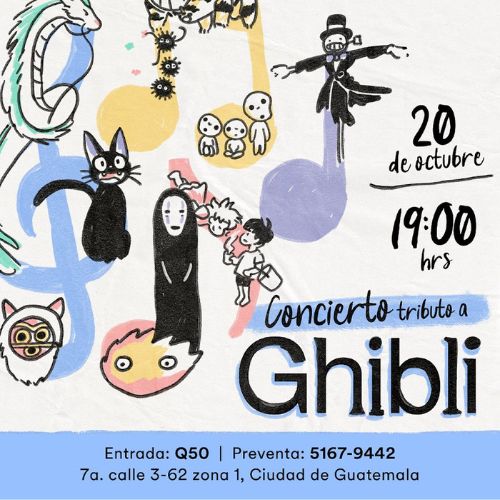 Concierto tributo a Ghibli en Guatemala 2023