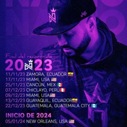 Fecha Concierto de Nacho en Guatemala 2023