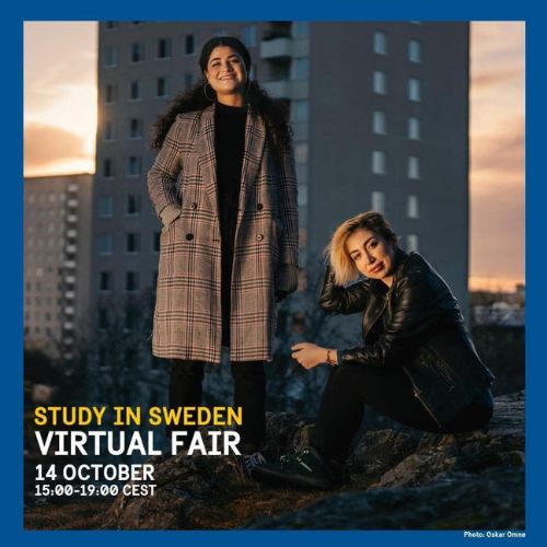 Feria virtual de becas para estudiar en Suecia 2023