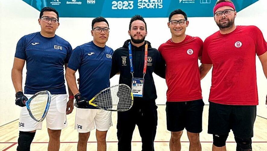 Galicia y Salvatierra ganaron bronce en ráquetbol de los Juegos Panamericanos Santiago 2023
