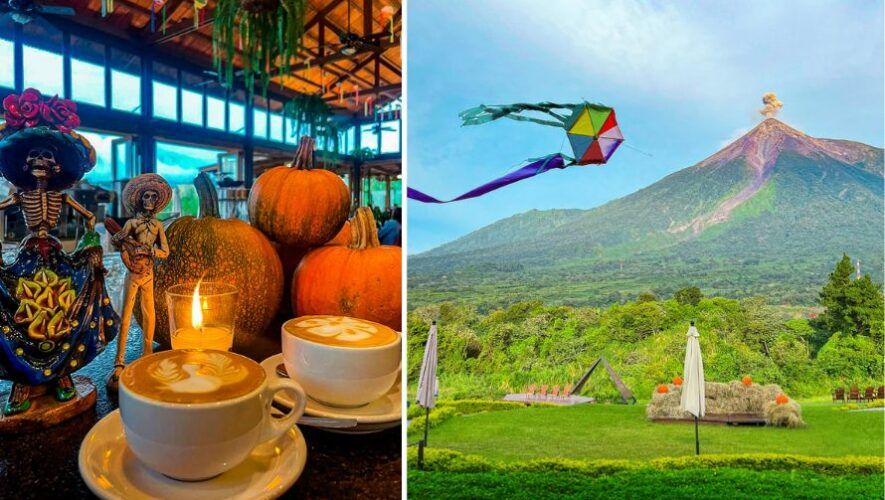 Celebraci&oacute;n de Halloween y el D&iacute;a de Todos los Santos en Finca San Cayetano, Sacatep&eacute;quez
