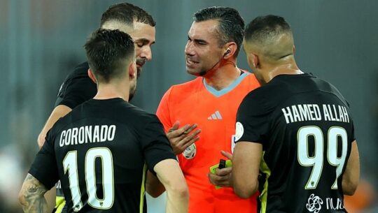 Mario Escobar será árbitro en juego del Al Nassr de Cristiano Ronaldo, en Arabia Saudita